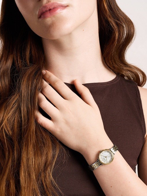 Heidi Three-Hand Two-Tone Stainless Steel Watch