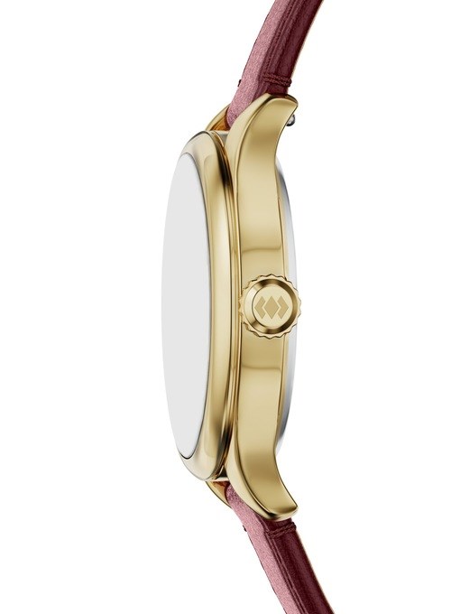 Gilmore Three-Hand Red Leather Watch Gilmore Three-Hand Red Leather Watch