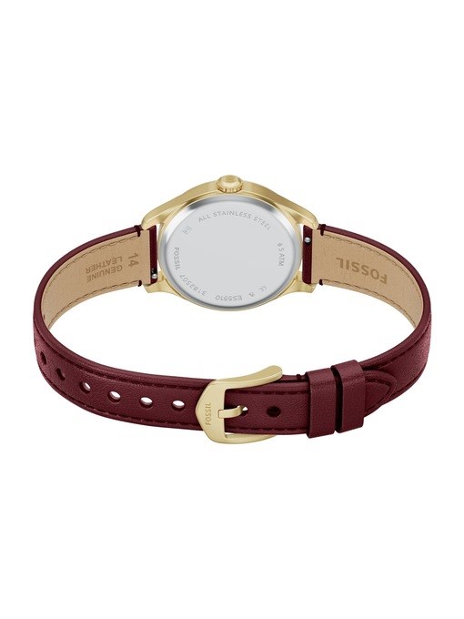 Gilmore Three-Hand Red Leather Watch Gilmore Three-Hand Red Leather Watch