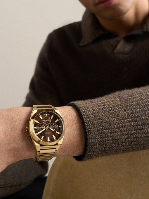 Everett Chronograph Gold-Tone Stainless Steel Watch Everett Chronograph Gold-Tone Stainless Steel Watch