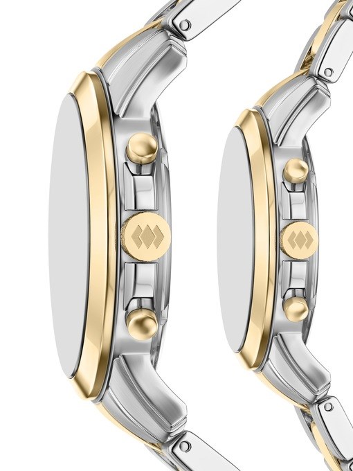 Grant Chronograph Two-Tone Stainless Steel Watch Set Grant Chronograph Two-Tone Stainless Steel Watch Set