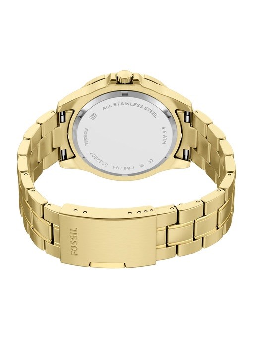 Garrett Multifunction Gold-Tone Stainless Steel Watch