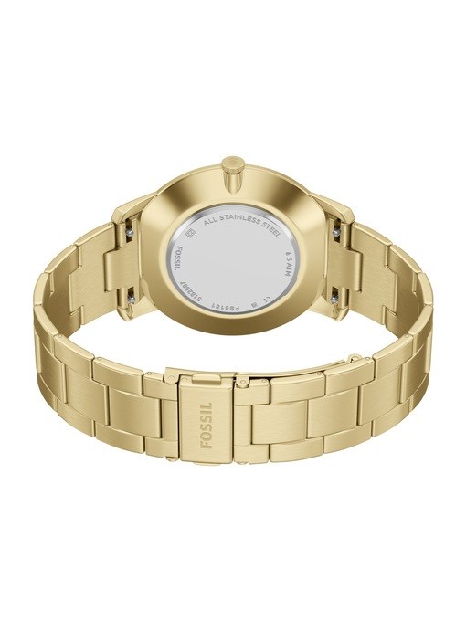 Minimalist Three-Hand Gold-Tone Stainless Steel Watch Minimalist Three-Hand Gold-Tone Stainless Steel Watch