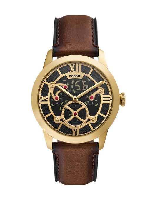 Townsman Big Tic Two-Tone Leather Watch Townsman Big Tic Two-Tone Leather Watch