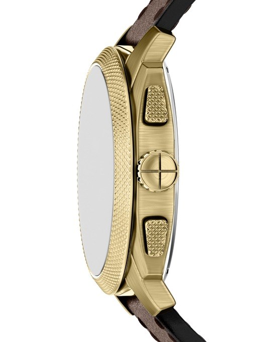 Machine Chronograph Brown Leather Watch Machine Chronograph Brown Leather Watch