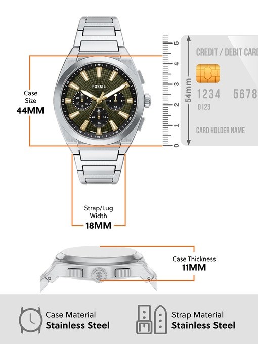 Everett Chronograph Stainless Steel Watch Everett Chronograph Stainless Steel Watch