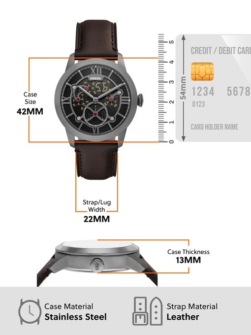 Townsman Big Tic Two-Tone Leather Watch Townsman Big Tic Two-Tone Leather Watch