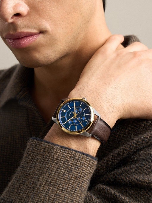 Pearson Multifunction Brown Leather Watch Pearson Multifunction Brown Leather Watch