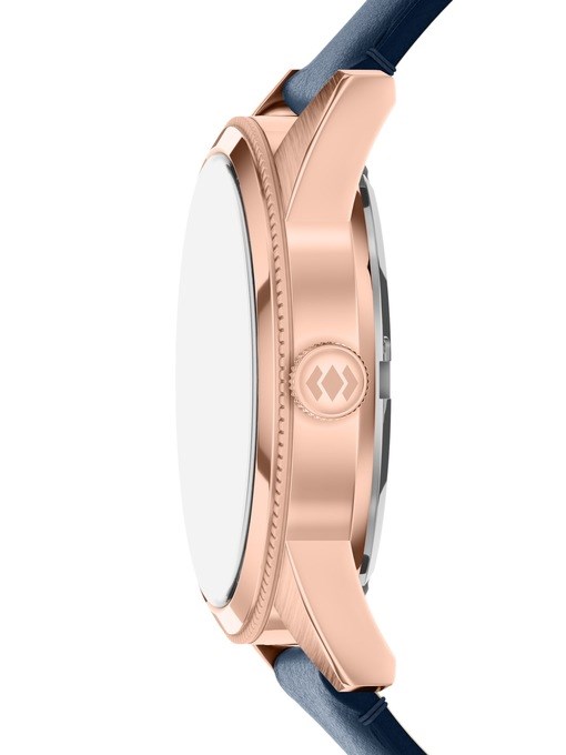 Pearson Multifunction Navy Leather Watch Pearson Multifunction Navy Leather Watch