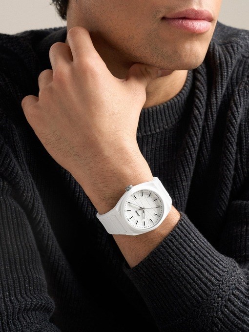 Everett Three-Hand White Silicone Watch Everett Three-Hand White Silicone Watch