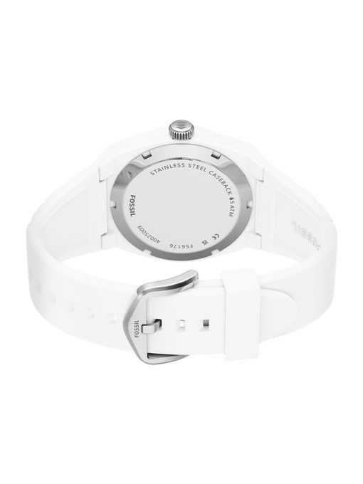 Everett Three-Hand White Silicone Watch Everett Three-Hand White Silicone Watch