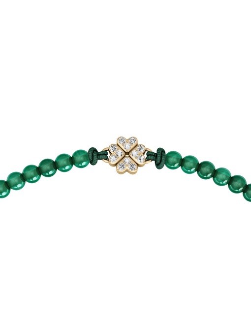 Sutton Mini Moments Green Beaded Clover Bracelet Sutton Mini Moments Green Beaded Clover Bracelet