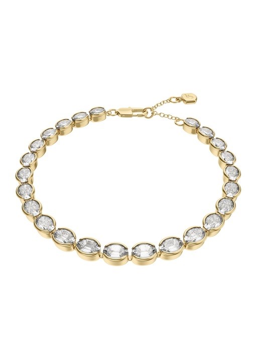 Ellis Domed Collection Gold-Tone Stainless Steel Bangle Bracelet
