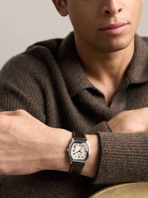Harlow Three-Hand Brown Leather Watch Harlow Three-Hand Brown Leather Watch