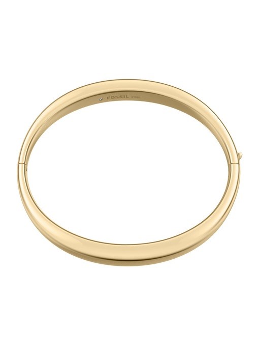 Ellis Domed Collection Gold-Tone Stainless Steel Bangle Bracelet