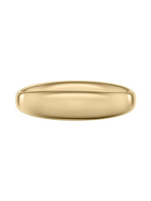 Ellis Domed Collection Gold-Tone Stainless Steel Band Ring