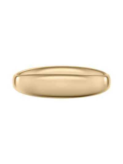 Ellis Domed Collection Gold-Tone Stainless Steel Band Ring