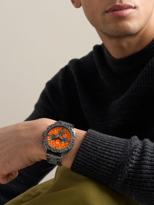 Minecraft x Fossil Limited-Edition The Nether Chronograph Watch Minecraft x Fossil Limited-Edition The Nether Chronograph Watch