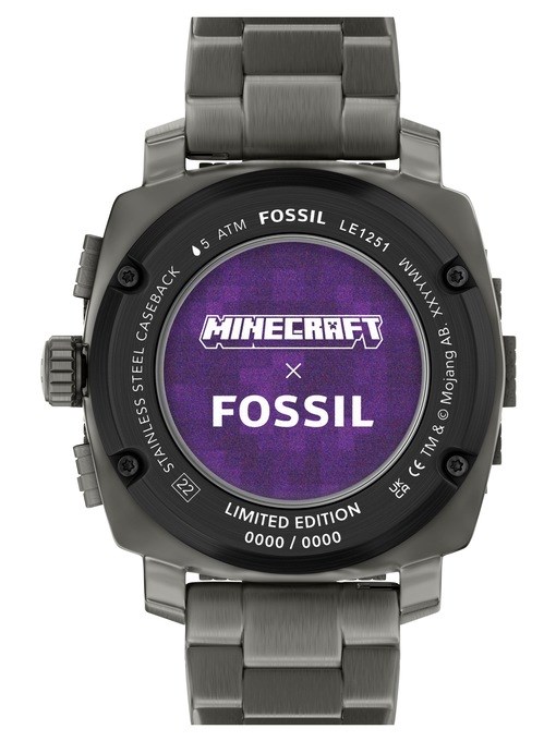 Minecraft x Fossil Limited-Edition The Nether Chronograph Watch Minecraft x Fossil Limited-Edition The Nether Chronograph Watch
