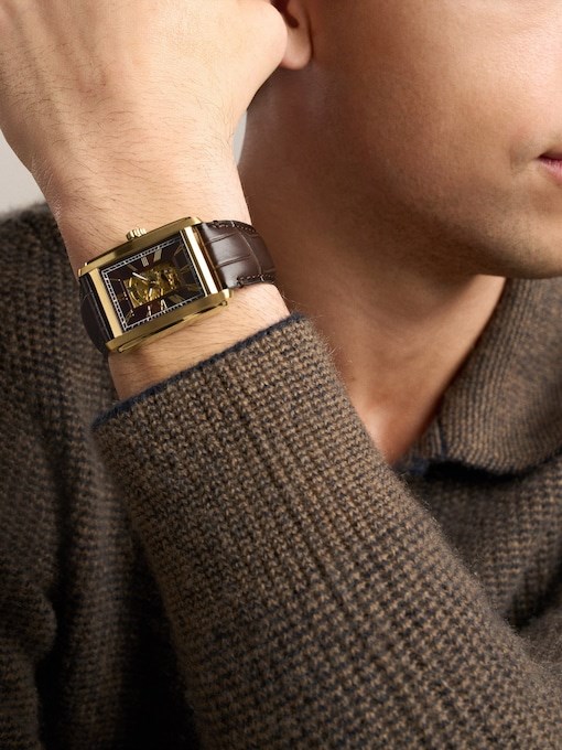 Carraway Automatic Brown Croco Leather Watch Carraway Automatic Brown Croco Leather Watch