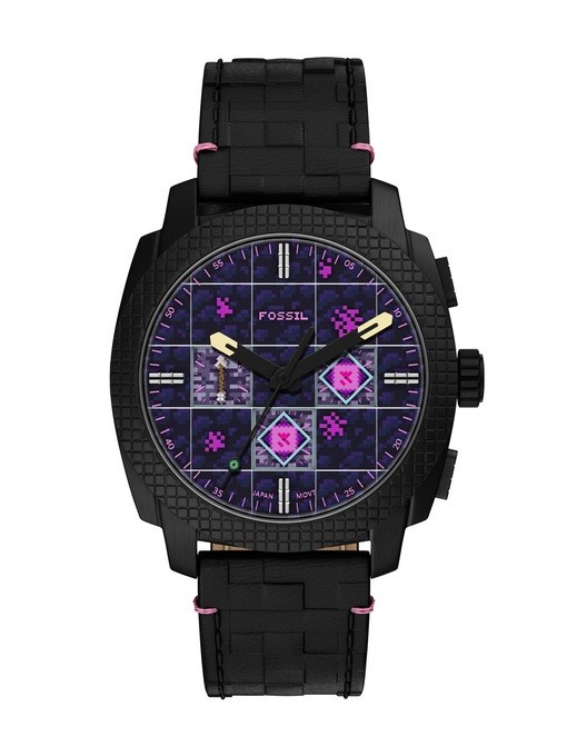 Minecraft x Fossil Limited-Edition The End Chronograph Watch