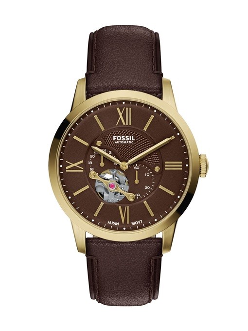 Townsman Automatic Brown Leather Watch