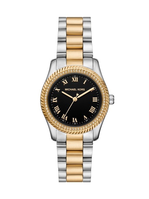Michael Kors Lexington Three-Hand Two-Tone Stainless Steel Watch Michael Kors Lexington Three-Hand Two-Tone Stainless Steel Watch