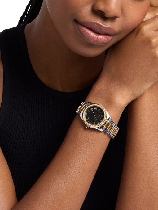 Michael Kors Lexington Three-Hand Two-Tone Stainless Steel Watch Michael Kors Lexington Three-Hand Two-Tone Stainless Steel Watch