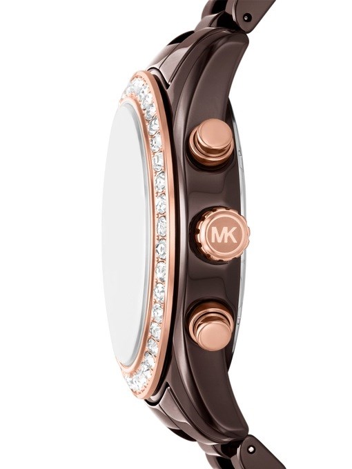 Michael Kors Lexington Chronograph Brown Ceramic Watch Michael Kors Lexington Chronograph Brown Ceramic Watch