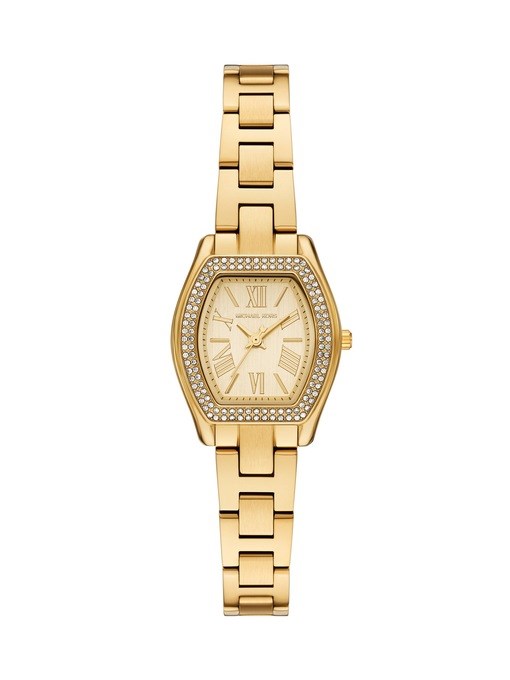 Michael Kors Chelsea Three-Hand Gold-Tone Stainless Steel Watch Michael Kors Chelsea Three-Hand Gold-Tone Stainless Steel Watch