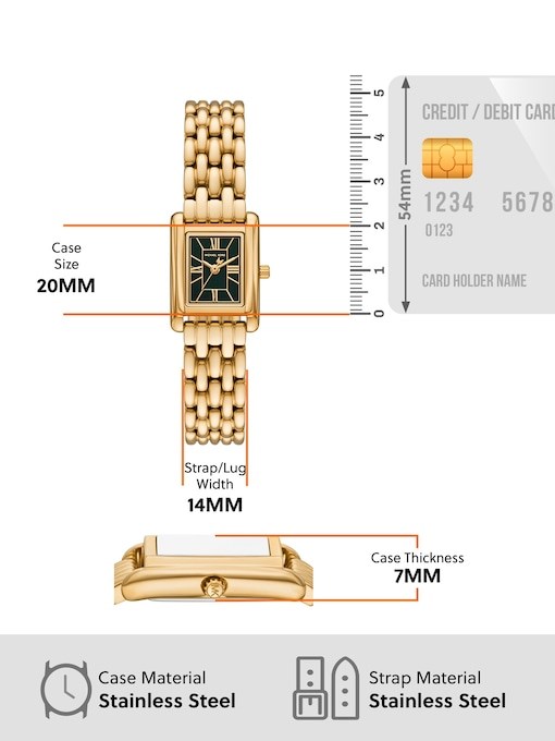 Michael Kors Essex Three-Hand Gold-Tone Stainless Steel Watch