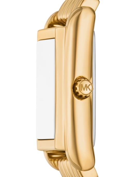 Michael Kors Essex Three-Hand Gold-Tone Stainless Steel Watch