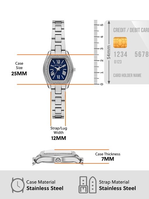 Michael Kors Chelsea Three-Hand Stainless Steel Watch Michael Kors Chelsea Three-Hand Stainless Steel Watch