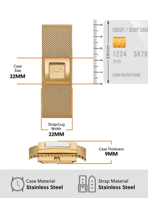 Michael Kors Georgie Two-Hand Gold-Tone Stainless Steel Watch Michael Kors Georgie Two-Hand Gold-Tone Stainless Steel Watch