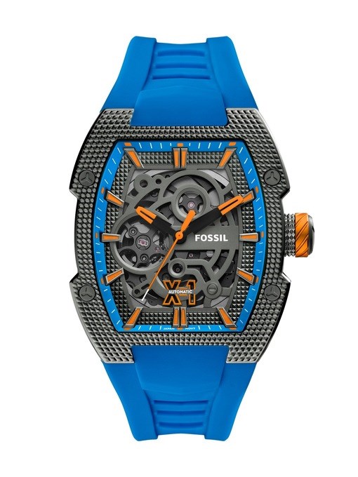 Machine X1 Automatic Blue Silicone Watch