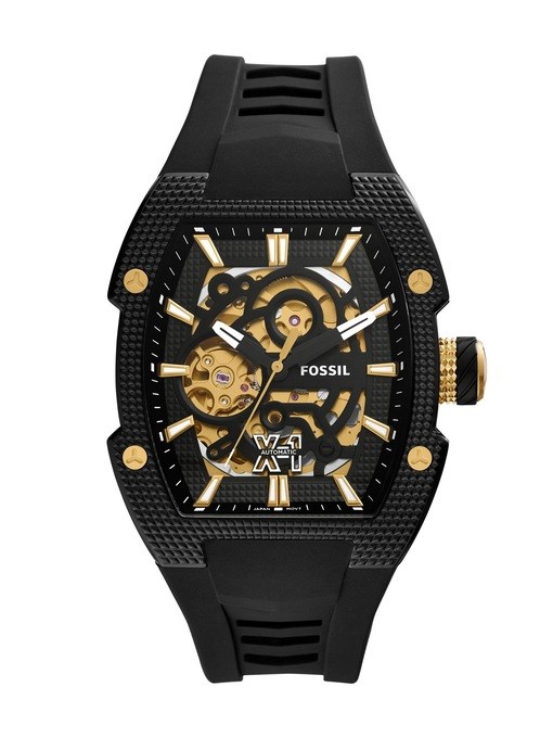 Machine X1 Automatic Black Silicone Watch