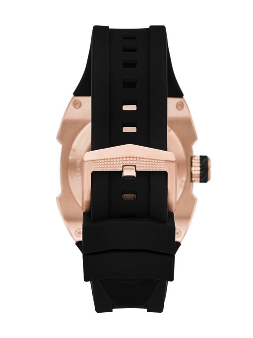 Machine X1 Automatic Black Silicone Watch
