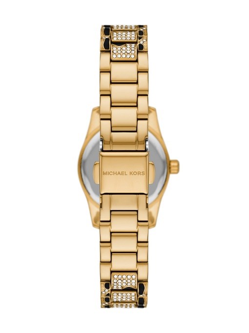 Michael Kors Lexington Three-Hand Animal Print Stainless Steel Watch Michael Kors Lexington Three-Hand Animal Print Stainless Steel Watch
