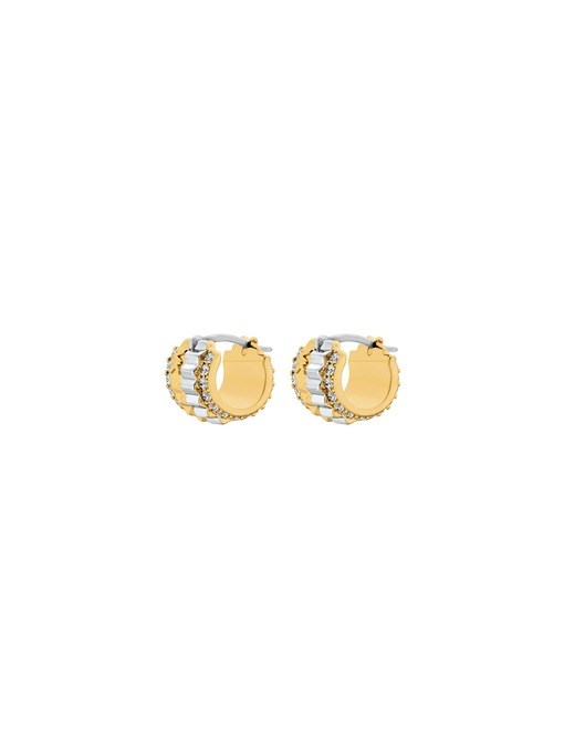 Michael Kors Lexington Huggie Earrings