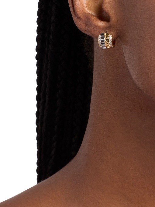 Michael Kors Lexington Huggie Earrings
