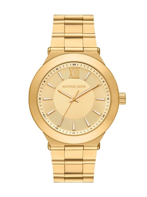 Michael Kors Billie Three-Hand Gold-Tone Stainless Steel Watch Michael Kors Billie Three-Hand Gold-Tone Stainless Steel Watch