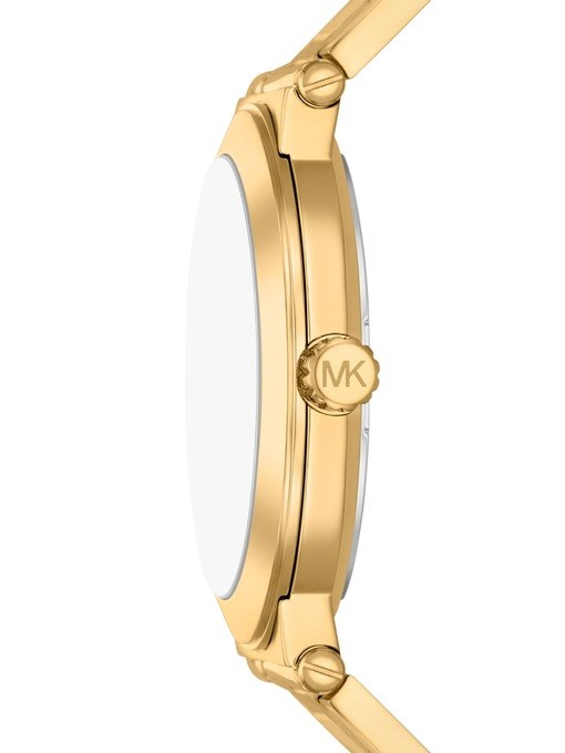 Michael Kors Billie Three-Hand Gold-Tone Stainless Steel Watch Michael Kors Billie Three-Hand Gold-Tone Stainless Steel Watch