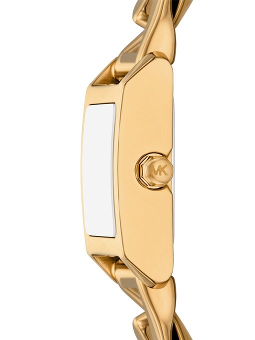 Michael Kors Georgie Two-Hand Gold-Tone Stainless Steel Watch and Bracelet Set
