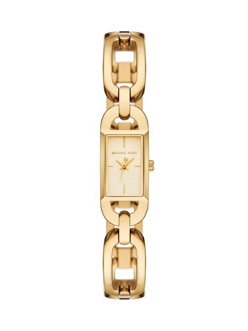 Michael Kors MK Empire Three-Hand Gold-Tone Stainless Steel Watch