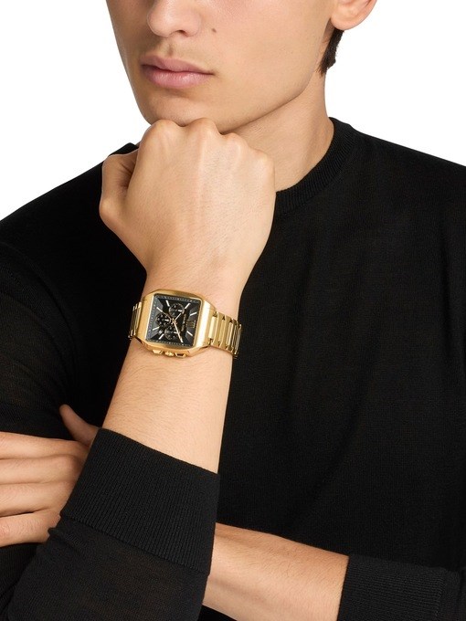 Michael Kors Hayes Chronograph Gold-Tone Stainless Steel Watch Michael Kors Hayes Chronograph Gold-Tone Stainless Steel Watch