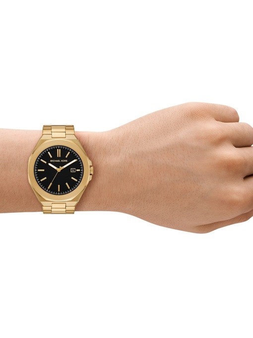 Michael Kors Callum Three-Hand Date Gold-Tone Stainless Steel Watch Michael Kors Callum Three-Hand Date Gold-Tone Stainless Steel Watch