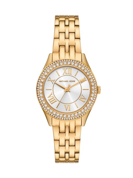Michael Kors Harlowe Three-Hand Stainless Steel Watch