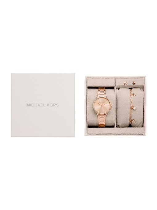 Michael Kors Pyper Two-Hand Rose Gold-Tone Stainless Steel Watch Michael Kors Pyper Two-Hand Rose Gold-Tone Stainless Steel Watch