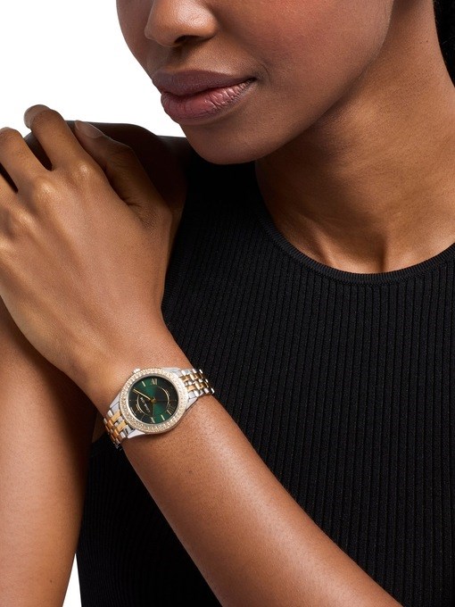 Michael Kors Harlowe Three-Hand Two-Tone Stainless Steel Watch Michael Kors Harlowe Three-Hand Two-Tone Stainless Steel Watch