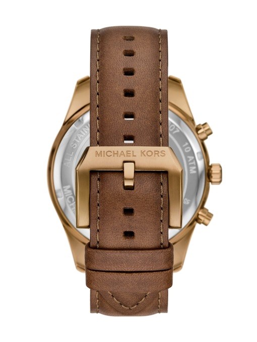 Michael Kors Lexington Chronograph Brown Leather Watch Michael Kors Lexington Chronograph Brown Leather Watch